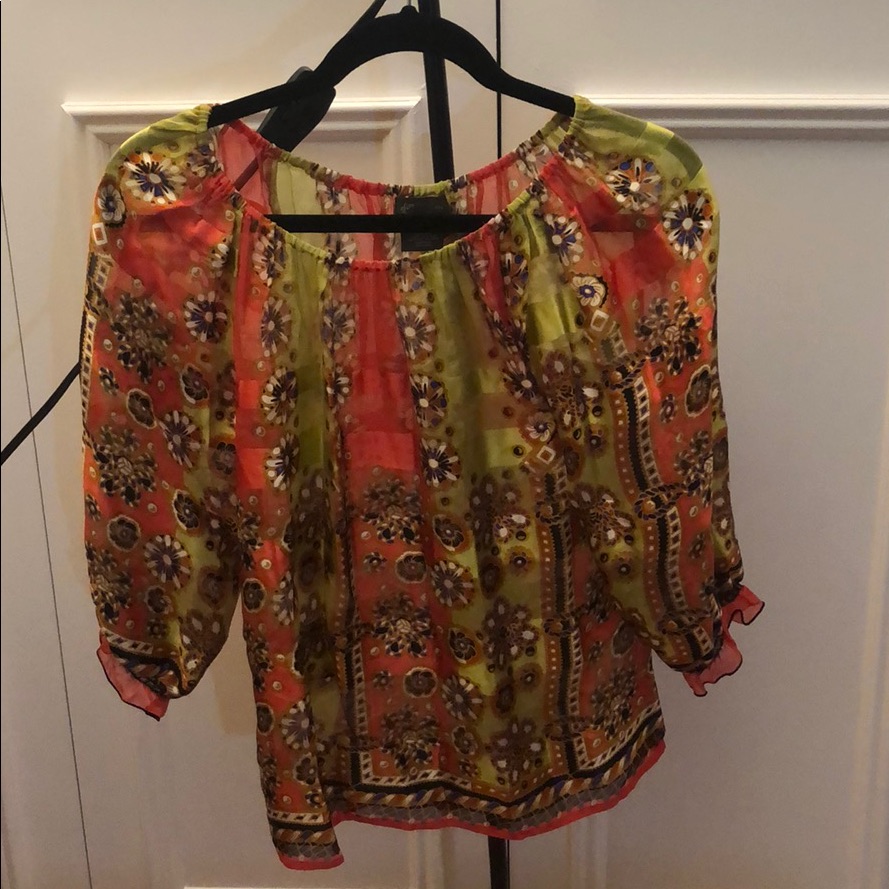 Silk Pattern Blouse